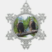 Harriet- en M15-versiering Tin Sneeuwvlok Ornament (Voorkant)