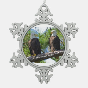 Harriet- en M15-versiering Tin Sneeuwvlok Ornament