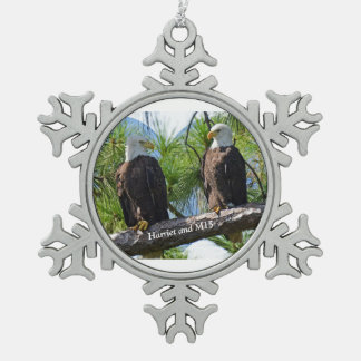 Harriet- en M15-versiering Tin Sneeuwvlok Ornament