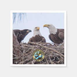 Harriet, M & E9 Papieren servetten