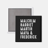 Harriet Martin Maya Frederick Black Leaders Magneet (Voorkant / Achterkant)