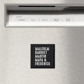 Harriet Martin Maya Frederick Black Leaders Magneet (Insitu (Vaatwasser))