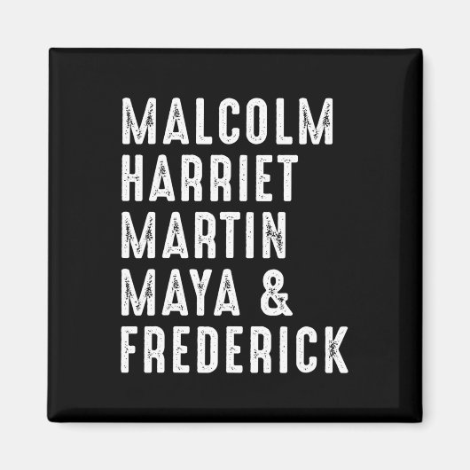 Harriet Martin Maya Frederick Black Leaders Magneet (Voorkant)