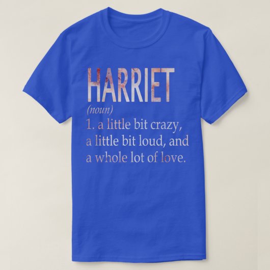 Harriet meisje naam definitie t-shirt (Design voorkant)