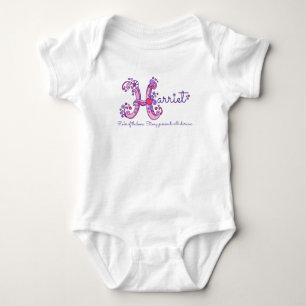 Harriet meisjes naam en betekenis H monogram shirt