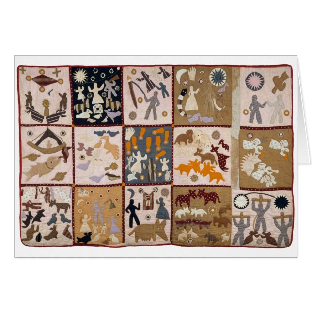 Harriet Powers - Pictoral Quilt 1898 (Voorkant Horizontaal)