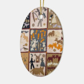 Harriet Powers - Pictoral Quilt 1898 Keramisch Ornament (Links)