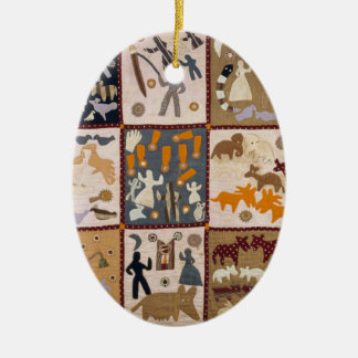 Harriet Powers - Pictoral Quilt 1898 Keramisch Ornament