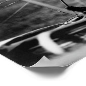 Harriet Quimby in haar Bleriot Monoplane Poster (Hoek)