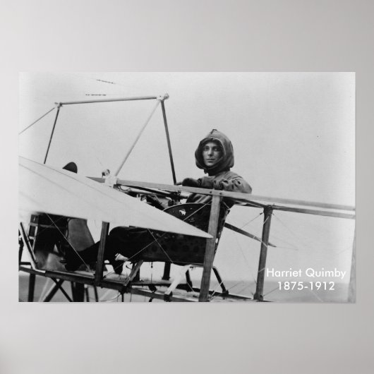 Harriet Quimby poster 13 x 19 inch (Voorkant)