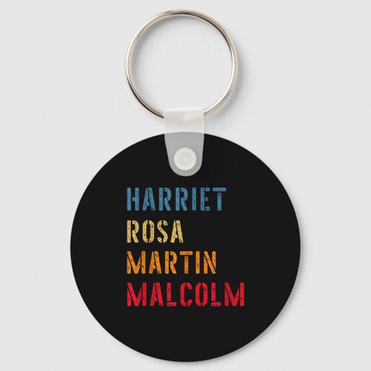 Harriet Rosa Martin Malcolm _ leider van de zwarte Sleutelhanger (Voorkant)