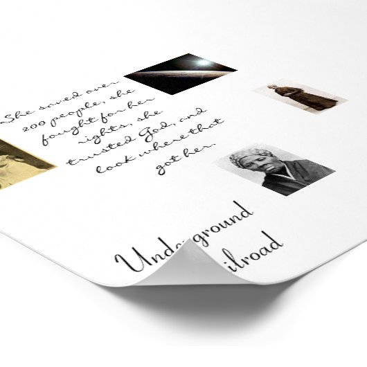 Harriet Ross Tubman Poster (Hoek)