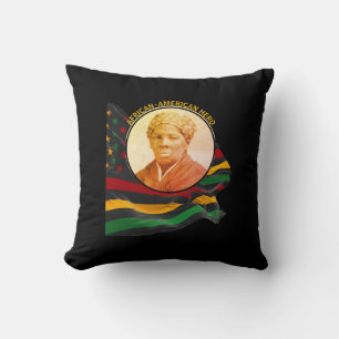 HARRIET TUBMAN African American Hero BLACK HISTORY Kussen