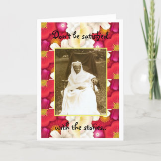 Harriet Tubman-Become Your Own Legend Kaart