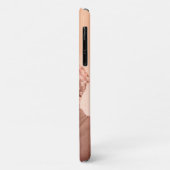 HARRIET TUBMAN Bible Verse MONOGRAM Peach Case-Mate iPhone Case (Achterkant/links)