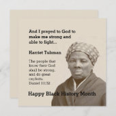 HARRIET TUBMAN BIEDT aangepaste scripts Motivatie  (Voorkant / Achterkant)