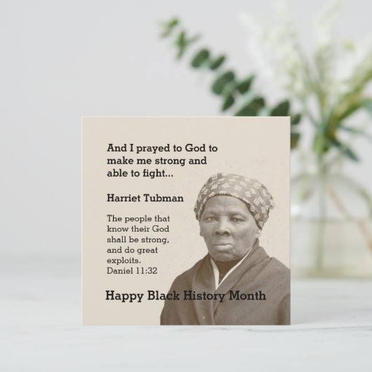HARRIET TUBMAN BIEDT aangepaste scripts Motivatie  (Staand voorkant)