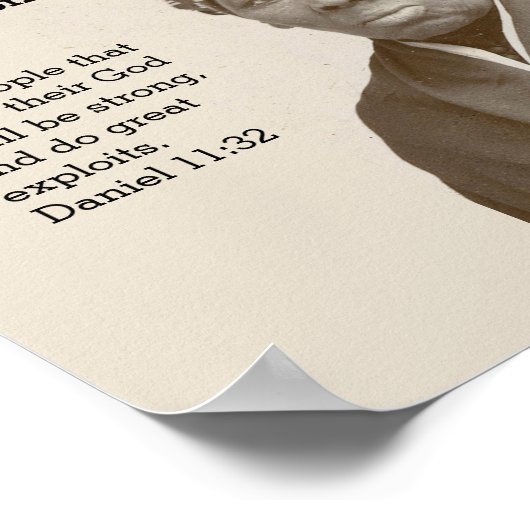 HARRIET TUBMAN BIEDT aangepaste scripts Motivatie  Poster (Hoek)