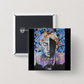 Harriet Tubman - Black History Button (Voorkant /achterkant)