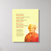 HARRIET TUBMAN blijft Citaat halen Canvas Afdruk (Voorkant)