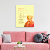 HARRIET TUBMAN blijft Citaat halen Canvas Afdruk (Insitu (Woonkamer))