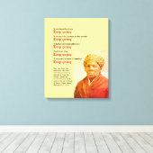 HARRIET TUBMAN blijft Citaat halen Canvas Afdruk (Insitu (Houten vloer))