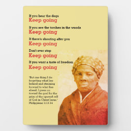 HARRIET TUBMAN blijft Citaat halen Fotoplaat