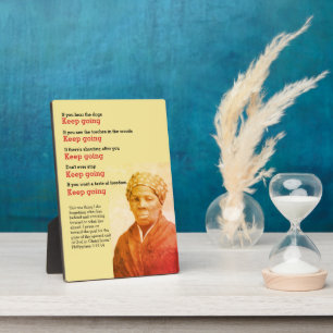 HARRIET TUBMAN blijft Citaat halen Fotoplaat