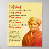 HARRIET TUBMAN blijft Citaat halen Poster (Voorkant)