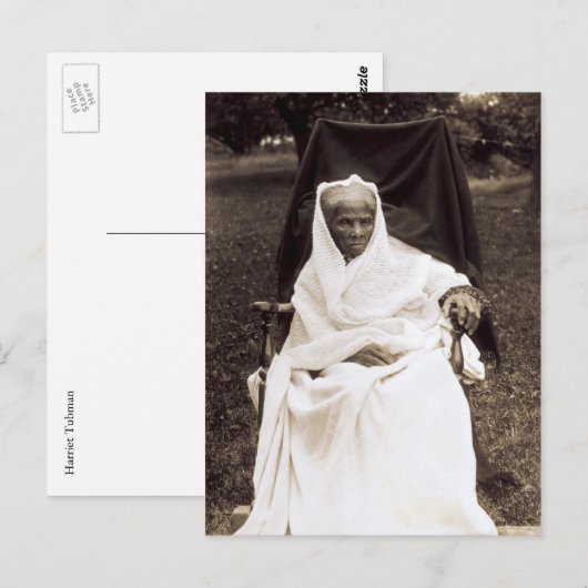 Harriet Tubman Briefkaart (Voorkant / Achterkant)