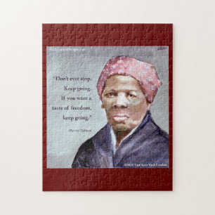 Harriet Tubman & citaat Legpuzzel