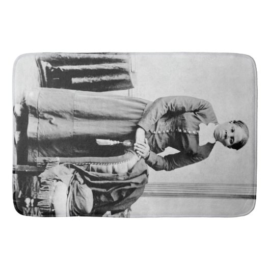Harriet Tubman Dirigent Ondergrondse Spoorweg Badmat (Voorkant)