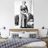 Harriet Tubman Dirigent Ondergrondse Spoorweg Canvas Afdruk (Insitu (Slaapkamer))