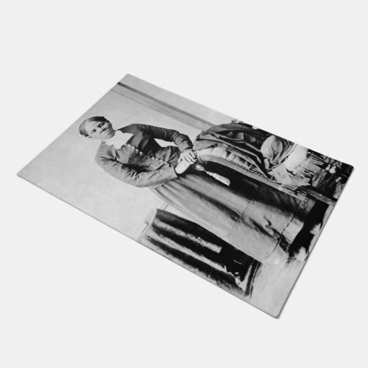 Harriet Tubman Dirigent Ondergrondse Spoorweg Deurmat (Schuin)