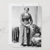 Harriet Tubman Dirigent Ondergrondse Spoorweg Feestdagenkaart (Voorkant)