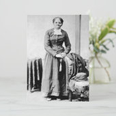 Harriet Tubman Dirigent Ondergrondse Spoorweg Feestdagenkaart (Staand voorkant)