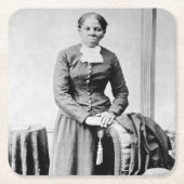 Harriet Tubman Dirigent Ondergrondse Spoorweg Kartonnen Onderzetters (Voorkant)