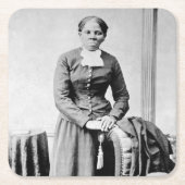 Harriet Tubman Dirigent Ondergrondse Spoorweg Kartonnen Onderzetters (Voorkant)