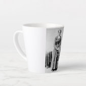 Harriet Tubman Dirigent Ondergrondse Spoorweg Latte Mok (Linkerhoek)