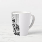 Harriet Tubman Dirigent Ondergrondse Spoorweg Latte Mok (Rechterhoek)