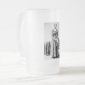 Harriet Tubman Dirigent Ondergrondse Spoorweg Matglas Bierpul (Voorkant links)