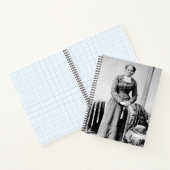 Harriet Tubman Dirigent Ondergrondse Spoorweg Notitieboek (Binnen)