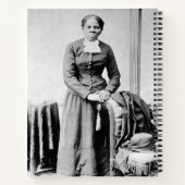 Harriet Tubman Dirigent Ondergrondse Spoorweg Notitieboek (Achterkant)