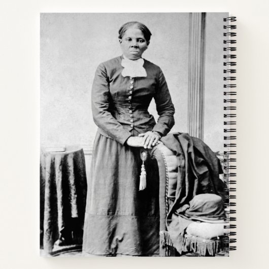 Harriet Tubman Dirigent Ondergrondse Spoorweg Notitieboek (Achterkant)