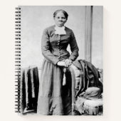 Harriet Tubman Dirigent Ondergrondse Spoorweg Notitieboek (Voorkant)
