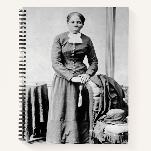 Harriet Tubman Dirigent Ondergrondse Spoorweg Notitieboek (Voorkant)