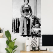 Harriet Tubman Dirigent Ondergrondse Spoorweg Poster (Thuiskantoor)