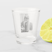 Harriet Tubman Dirigent Ondergrondse Spoorweg Shot Glas (Achterkant)