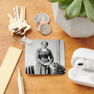 Harriet Tubman Dirigent Ondergrondse Spoorweg Sleutelhanger