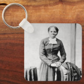 Harriet Tubman Dirigent Ondergrondse Spoorweg Sleutelhanger (Voorkant)